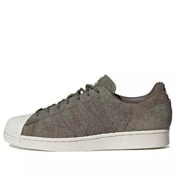 Кроссовки superstar 'olive strata' Adidas, зеленый