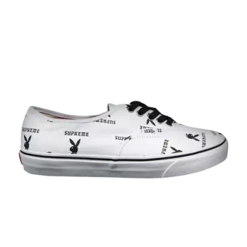 Кроссовки Supreme x Playboy x Authentic Pro Vans, белый