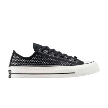 Кроссовки Swarovski x Chuck 70 Low 'Black', черный