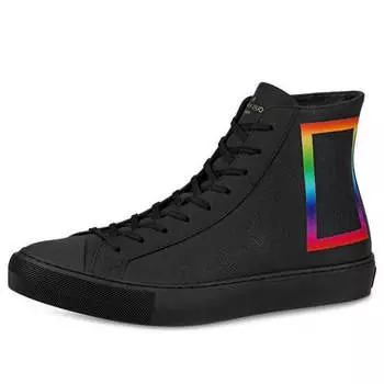 Кроссовки tattoo sneakers 'black rainbow' Louis Vuitton, черный