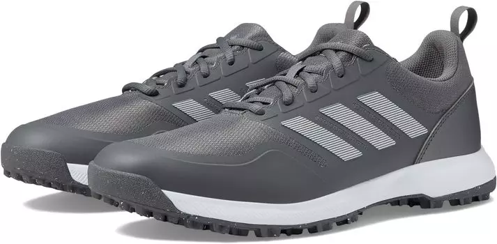 Кроссовки Tech Response 3 Spikeless Golf Shoes adidas, цвет Grey Four/Silver Metallic/Solar Gold