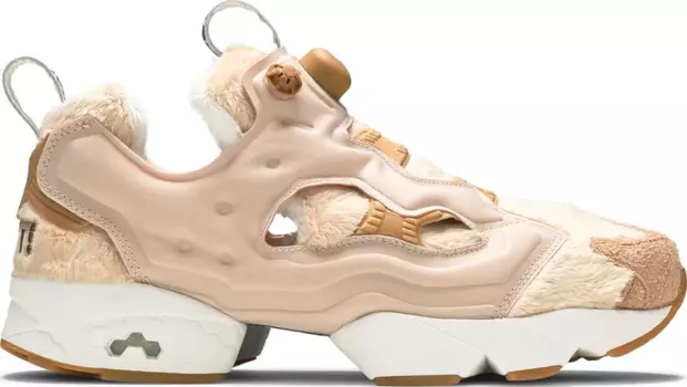 Кроссовки ted 2 x bait x instapump fury 'happy ted' Reebok, загар