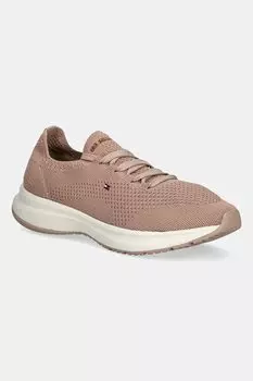 Кроссовки TH KNIT RUNNER Tommy Hilfiger, бежевый