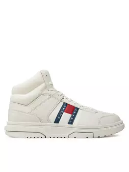 Кроссовки The Brooklyn Mix Mat Mid EM0EM01458 Tommy Jeans, белый