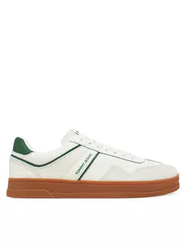 Кроссовки The Greenwich Leather EM0EM01571 Tommy Jeans, экрю