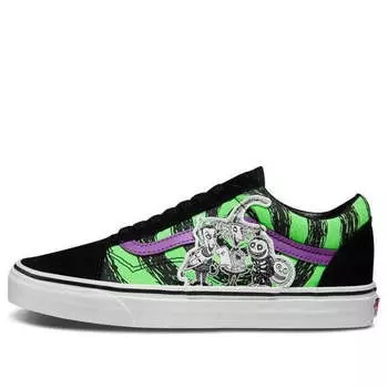 Кроссовки the nightmare before christmas x old skool 'lock shock and barrel' Vans, черный