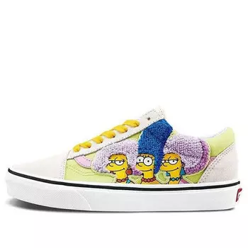 Кроссовки the simpsons x old skool 'the bouviers' Vans, белый