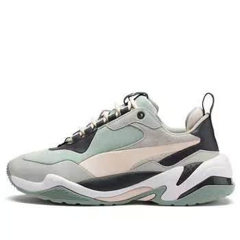 Кроссовки thunder 'colour block - grey mist' Puma, серый
