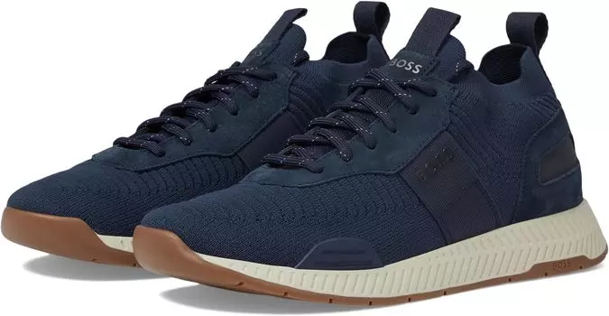 Кроссовки Titanium Running Sneaker BOSS, цвет Medium Blue