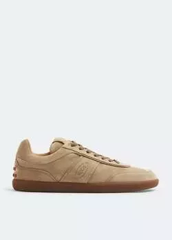 Кроссовки Tod'S Tabs Suede, бежевый