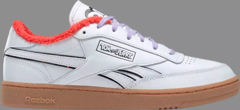 Кроссовки tom & jerry x club c revenge 'droopy' Reebok, белый