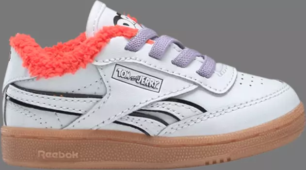 Кроссовки tom & jerry x club c revenge toddler 'droopy' Reebok, белый