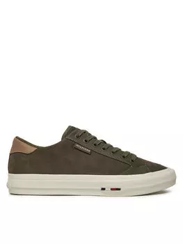 Кроссовки Tommy Hilfiger Vulc Street Low FM0FM05458, зеленый