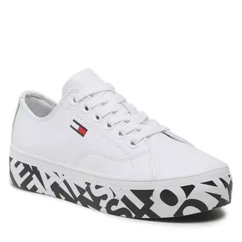 Кроссовки Tommy Jeans CupsolePrint Logo, белый