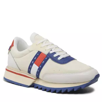 Кроссовки Tommy Jeans TjmRunner Translucent, бежевый