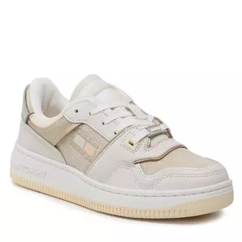 Кроссовки Tommy Jeans TjwRetro Basket, экрю
