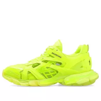 Кроссовки track 2.0 sneakers 'clear sole neon yellow' Balenciaga, желтый