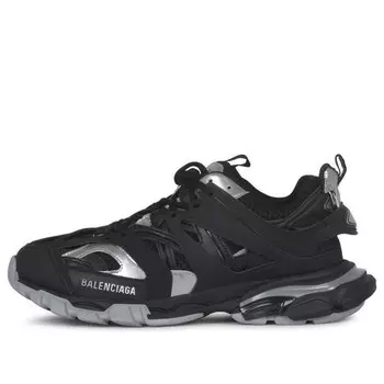Кроссовки track 'black silver' Balenciaga, черный