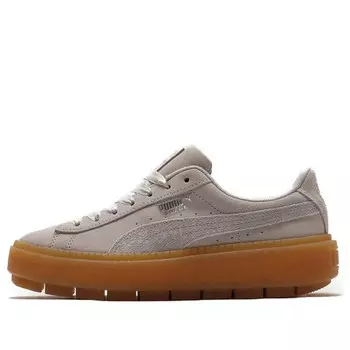 Кроссовки track emboss grey Puma, серый