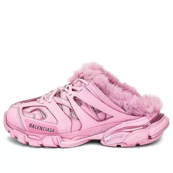 Кроссовки track mules 'pink' Balenciaga, розовый
