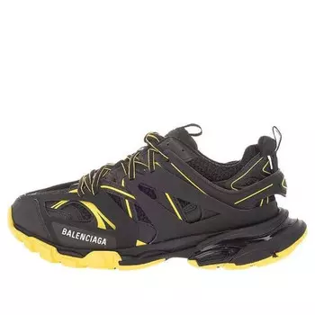 Кроссовки track sneaker 'black yellow' Balenciaga, черный