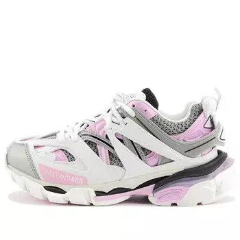 Кроссовки track sneaker 'white pink' Balenciaga, белый
