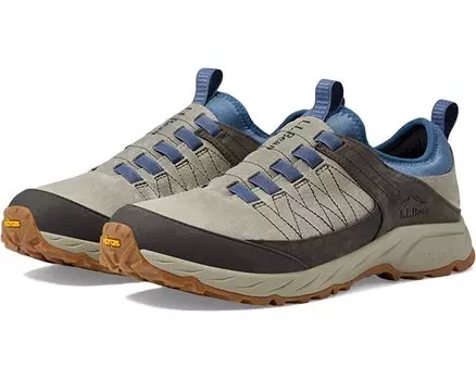 Кроссовки Trailfinder Waterproof Hiker Low Slip-On L.L.Bean, серо-коричневый/синий