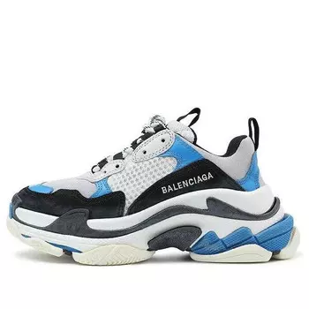 Кроссовки 'triple s' Balenciaga, синий