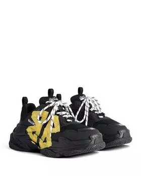 Кроссовки Triple S мужские Balenciaga, черный