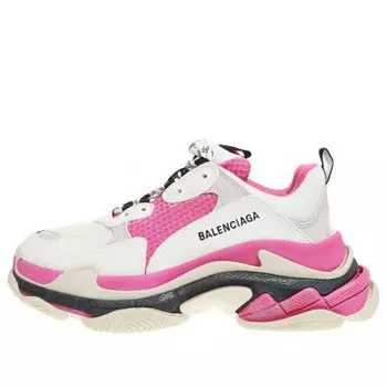 Кроссовки triple s 'pink white' Balenciaga, розовый