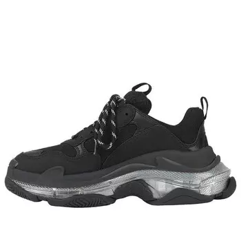 Кроссовки triple s sneaker 'black iridescent' Balenciaga, черный