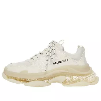 Кроссовки triple s sneaker 'clear sole - beige' Balenciaga, бежевый