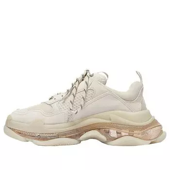 Кроссовки triple s sneaker 'clear sole - nude' Balenciaga, белый