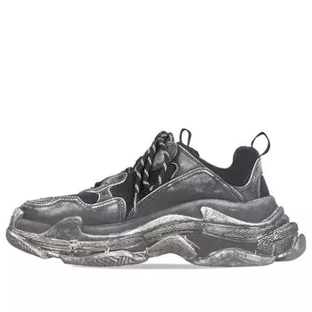 Кроссовки triple s sneaker 'faded black' Balenciaga, черный