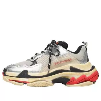 Кроссовки triple s sneaker 'silver' 2018 Balenciaga, белый