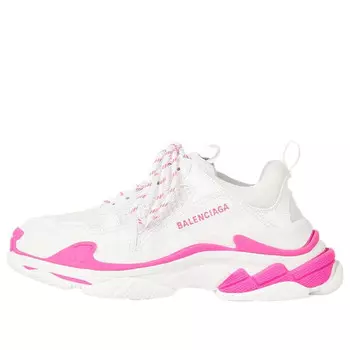 Кроссовки triple s sneaker 'white fluo pink' Balenciaga, розовый