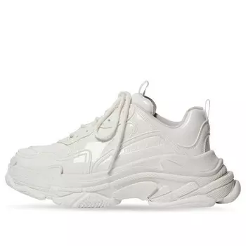Кроссовки triple s sneakers 'white rubber' Balenciaga, белый