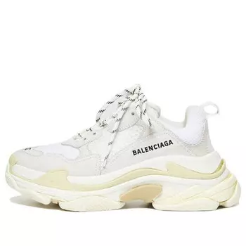 Кроссовки triple s trainer 'white' Balenciaga, белый
