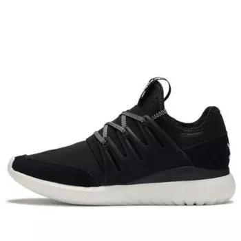 Кроссовки tubular radial 'core black cloud white' Adidas, черный