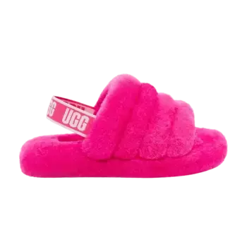 Кроссовки UGG Fluff Yeah Slide Kids Fuchsia, розовый