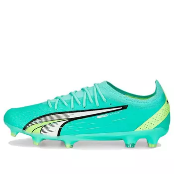 Кроссовки ultra ultimate fg ag football boots 'electric peppermint' Puma, зеленый
