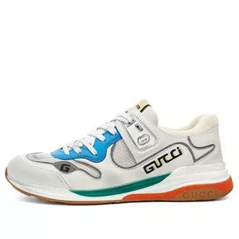 Кроссовки ultrapace 'white' Gucci, белый