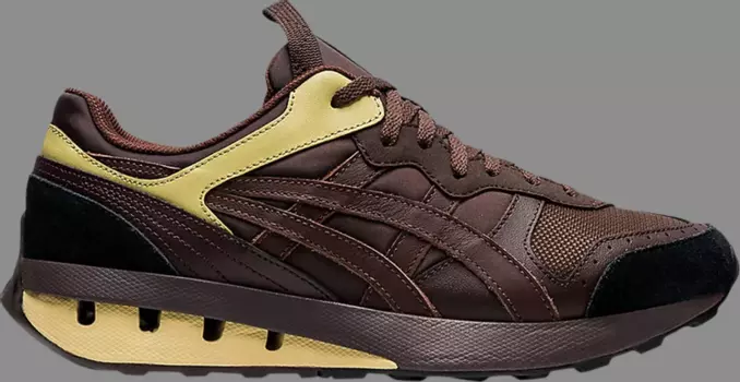 Кроссовки un1-s jogger x81 'coffee bean' Asics, коричневый
