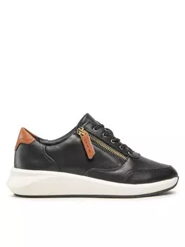 Кроссовки Un Rio Zip Clarks, черный