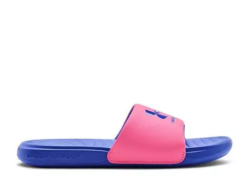 Кроссовки Under Armour ANSA FIXED SLIDE GS 'PINK PUNK VERSA BLUE', розовый