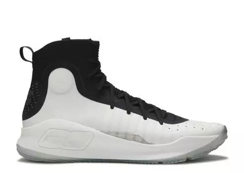 Кроссовки Under Armour CURRY 4 'BLACK WHITE', черный