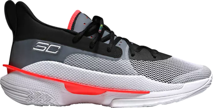 Кроссовки Under Armour Curry 7 UNDRTD, белый