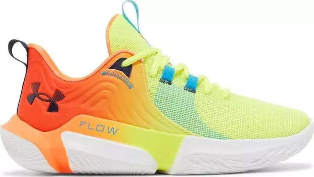 Кроссовки Under Armour Flow FUTR X 2 E24 Panic Orange Yellow Ray, оранжевый