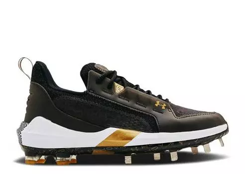 Кроссовки Under Armour HARPER 6 LOW ST 'BLACK METALLIC GOLD', черный