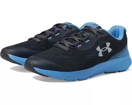 Кроссовки Under Armour Kids Grade School Rogue 4, цвет Anthracite/Horizon Blue/Metallic Silver